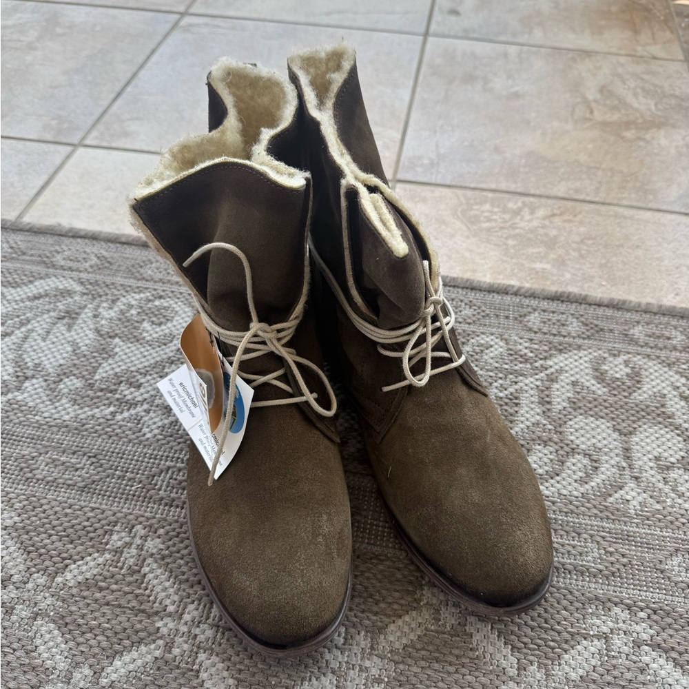 Eric Michael Brown Suede Ankle Boots